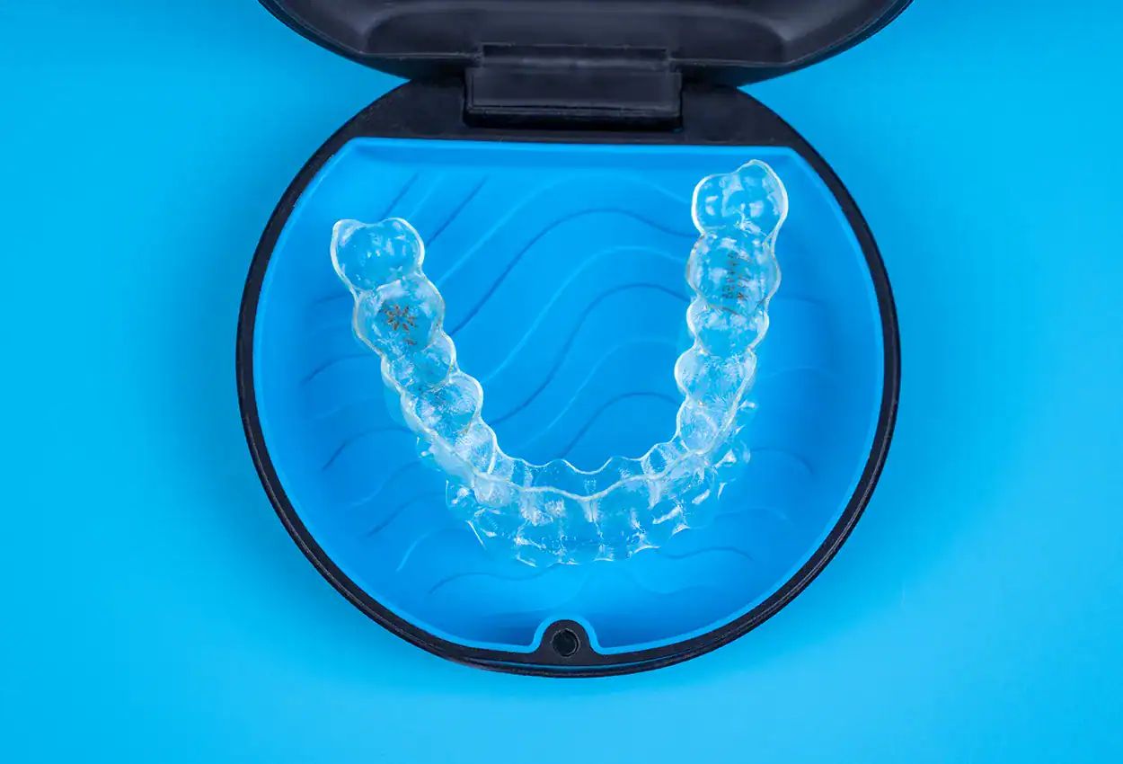 Patient getting dental check in Burlingame