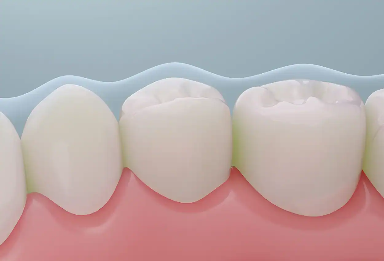 Patient getting dental check in Burlingame